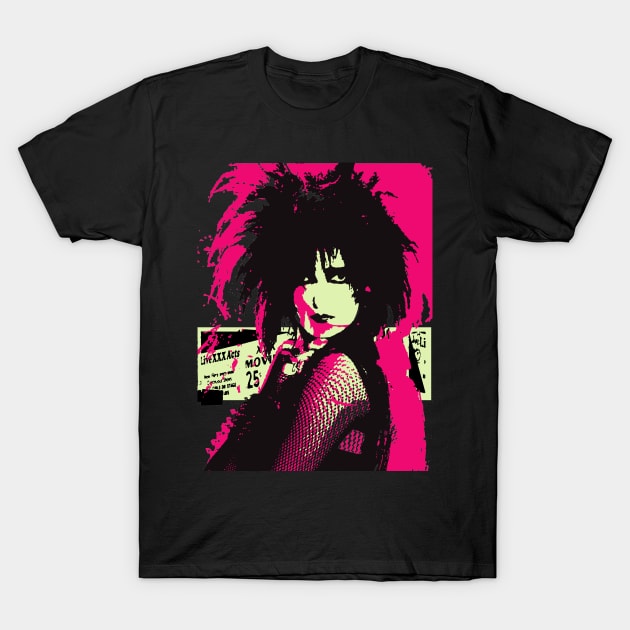Siouxsie Sioux T-Shirt by HardisonLCollinsIII